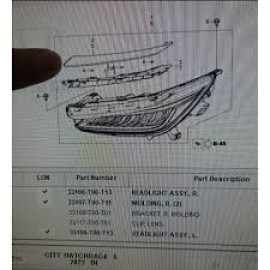 FAR ÜST KAŞI SOL OEM 33157T00T11
