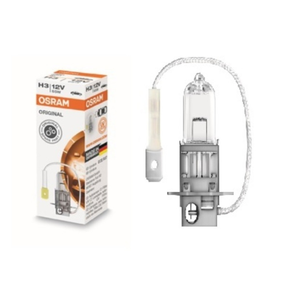 STANDART AMPUL- FAR AMPULÜ; 12V/H3 55W (64151) (DUY PK22S) (OSRAM) 005-0011