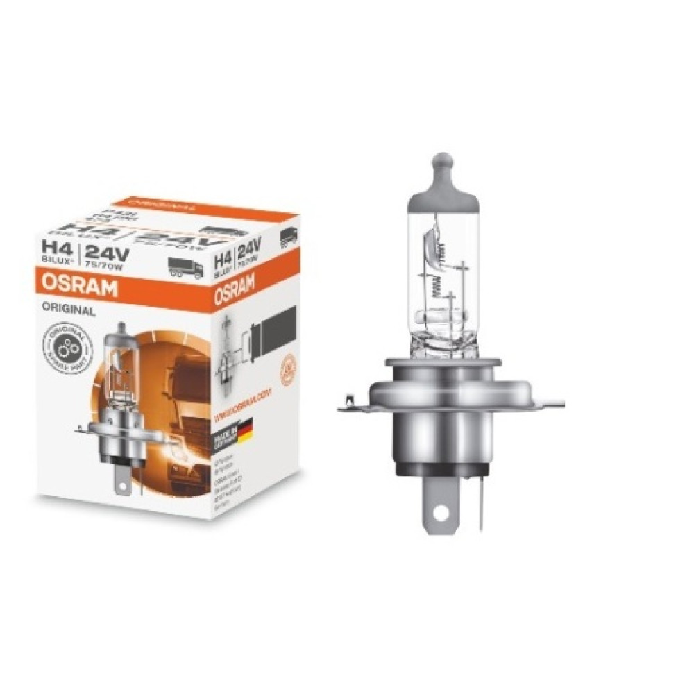 STANDART AMPUL- FAR AMPULÜ; 24V/H4 75/70W (64196) (DUY P43T) (OSRAM) 005-0032