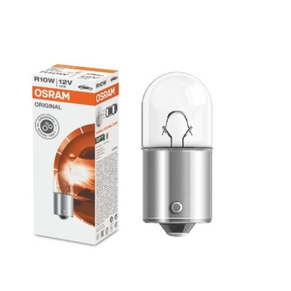 STANDART AMPUL- STOP/SİNYAL/PARK/GÖSTERGE AMPULÜ; 12V/R10W (5008) (DUY BA15s) (OSRAM) 005-0055