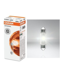 STANDART AMPUL- STOP/SİNYAL/PARK/GÖSTERGE AMPULÜ; 12V/C5W (6418) (DUY SV8,5-8) (OSRAM) 005-0056