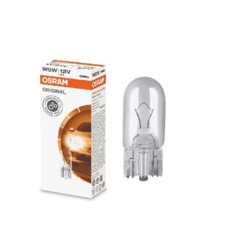 STANDART AMPUL- STOP/SİNYAL/PARK/GÖSTERGE AMPULÜ; 12V/W5W (2825)(DUY W2,1x9,5D)OSRAM) 005-0059