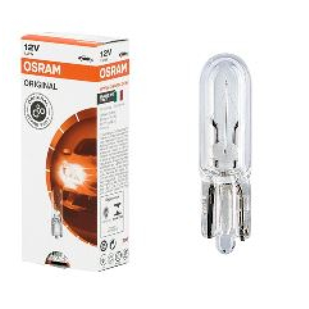 STANDART AMPUL- STOP/SİNYAL/PARK/GÖSTERGE AMPULÜ; 12V/W1,2W (2721) (DUY W2x4,6D)(OSRAM) 005-0061