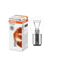 STANDART AMPUL- STOP/SİNYAL/PARK/GÖSTERGE AMPULÜ; 24V/P21/5W (7537) (DUY BAY15D) (OSRAM) 005-0081