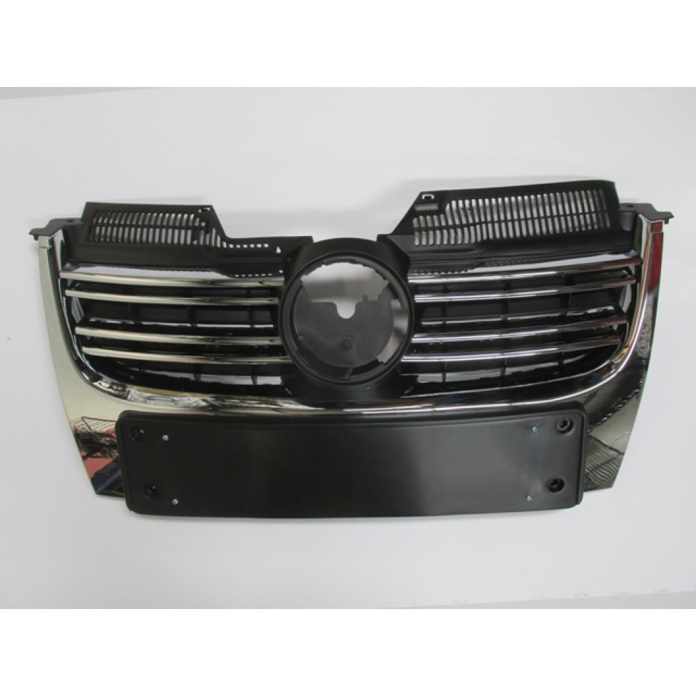 VOLKSWAGEN JETTA- 5- 06/10; ÖN PANJUR (NİKELAJ KAPLAMALI) SENSÖR DELİKSİZ (PLAKALIK 52 CM) (TW) 1003-2340