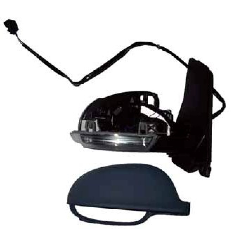 VOLKSWAGEN GOLF- PLUS- 07/08; KAPI AYNASI SAĞ ELEKTRİKLİ/ISITMALI/SİNYALLİ 6FİŞLİ (GRİ KAPAKLI) 1011-2993