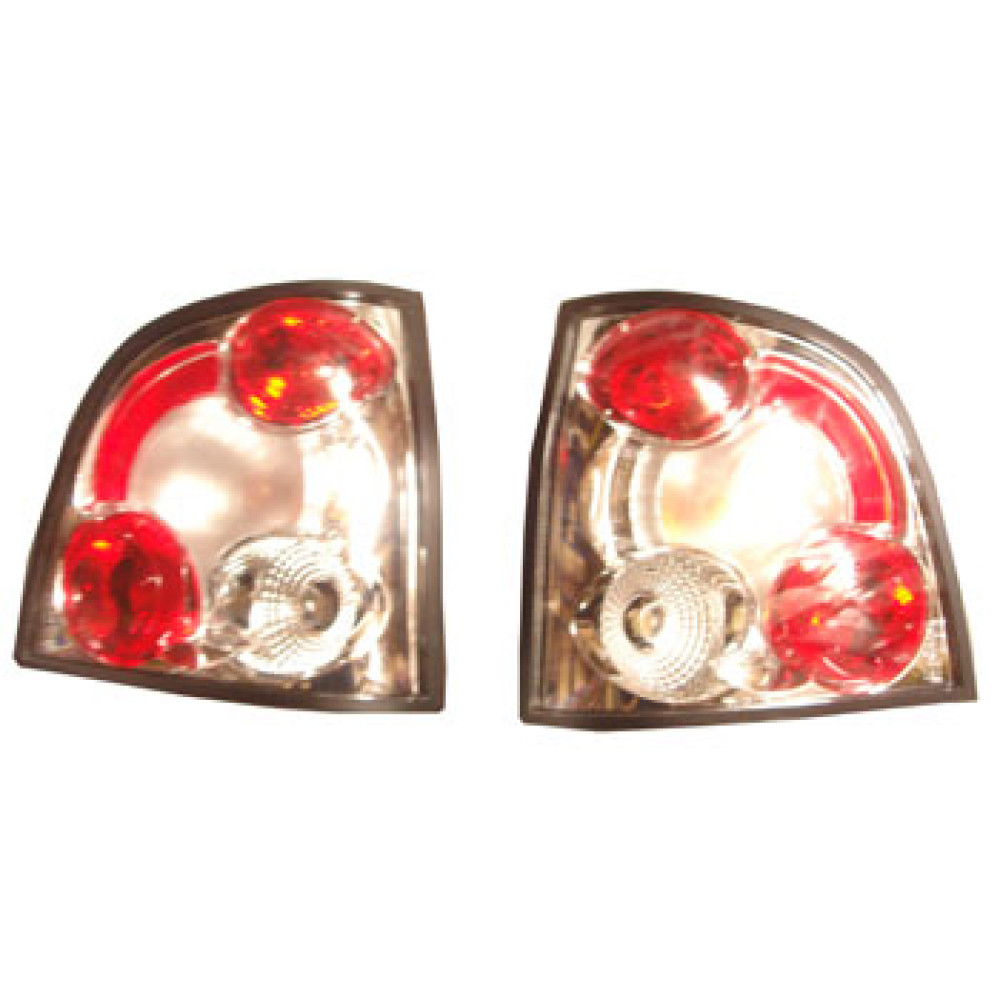 VOLKSWAGEN POLO- 5- 02/05; MODİFİYE STOP LAMBASI SAĞ/SOL SET 2 PARÇA NİKELAJLI/KIRMIZI/BEYAZ (TY 1030-1530