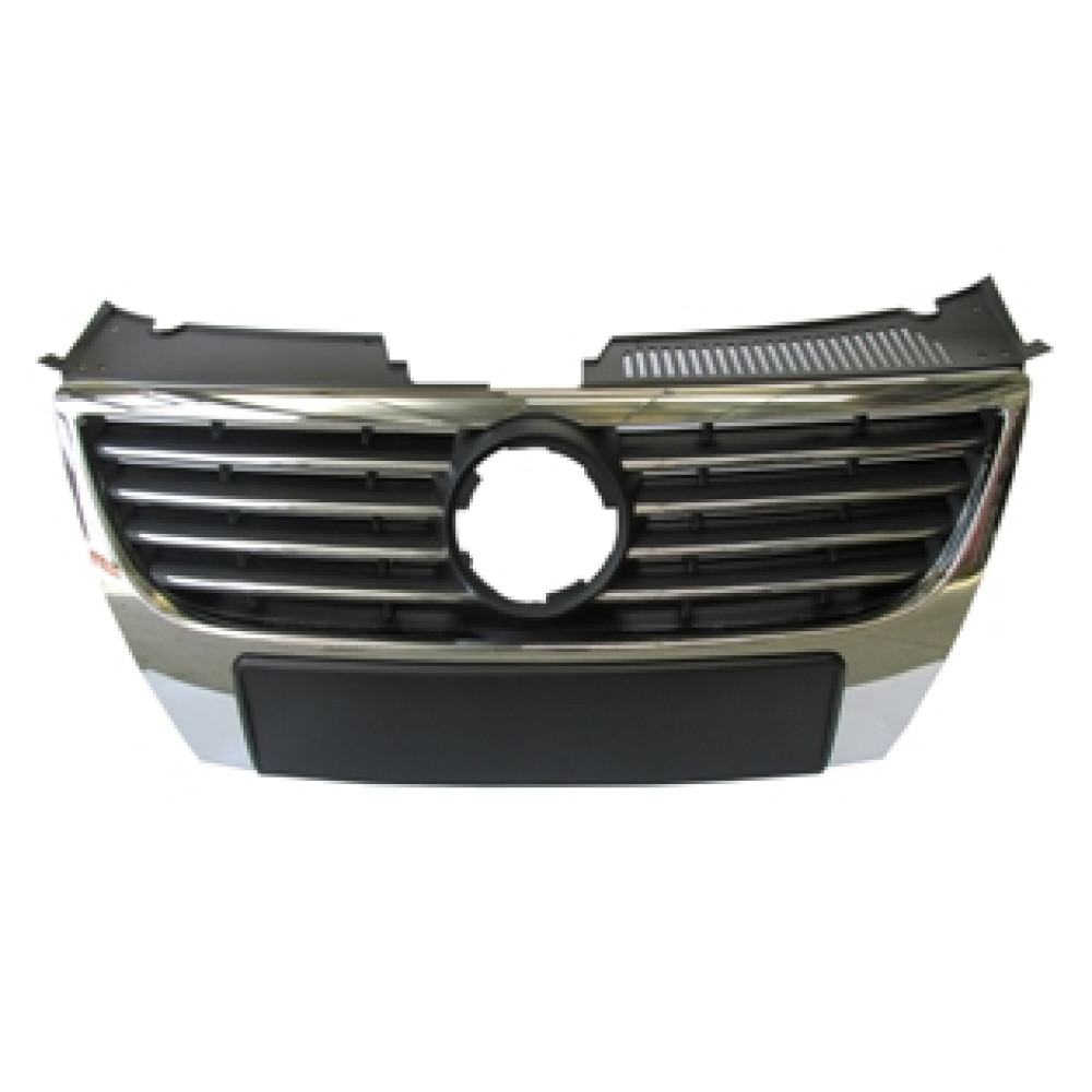 VOLKSWAGEN PASSAT- B6- 05/10; ÖN PANJUR SİYAH (NİKELAJ KAPLAMALI IZGARASI NİKELAJLI SENSÖR DELİKSİZ 1067-2340