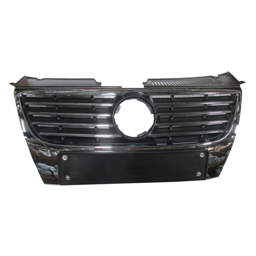 VOLKSWAGEN PASSAT- B6- 05/10; ÖN PANJUR SİYAH (NİKELAJ KAPLAMALI)(IZGARASI SİYAH)SENSÖR DELİKSİZ(TW) 1067-2343