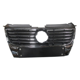 VOLKSWAGEN PASSAT- B6- 05/10; ÖN PANJUR SİYAH (NİKELAJ KAPLAMALI)(IZGARASI SİYAH)SENSÖR DELİKSİZ(TW) 1067-2343