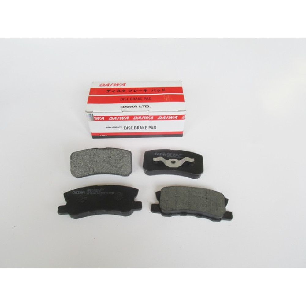 CITROEN C4 CACTUS- 14/17; ARKA FREN BALATASI 1,6/1,8 (DİSK)(111.2X39X15/91;X39X15)(DAIWA) 1646-6360