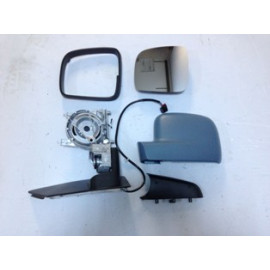 VOLKSWAGEN CADDY- 04/10; KAPI AYNASI SOL ASTARLI GRİ ELEKTRİKLİ/ISITMALI (YATAY TİP) 5 FİŞLİ FAM 1191-2994A