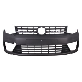 VOLKSWAGEN CADDY- 15/20; ÖN TAMPON SİYAH (PANJURLU/SİS DELİKLİ MAXI VAN) (EUROBUMP) 1193-2001