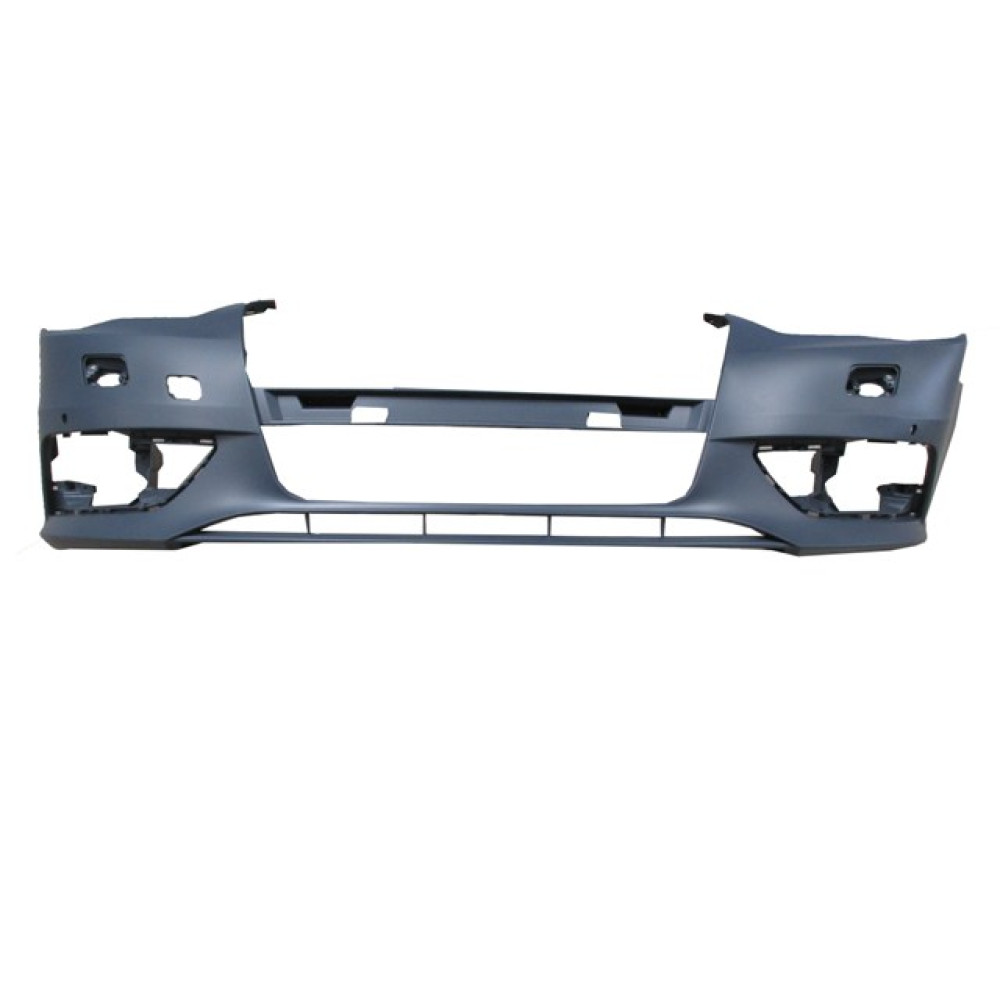 AUDI A3- HB/SB- 12/15; ÖN TAMPON GRİ ASTARLI (SİS/PANJUR/FAR YIKAMA DELİKLİ/SENSÖR DELİKLİ) (TW) 1304-2001