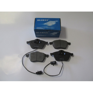 AUDI A100- 92/95; ÖN FREN BALATASI 2,0/2,4D/2,5TDI/2,6/2,8 (2KABLOLU)(DİSK)(156,4X73,8X19,5)(BRAMAX) 1345-6350