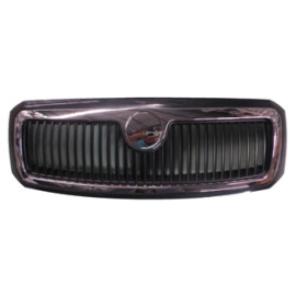 SKODA FABIA- 05/07; ÖN PANJUR GRİ NİKELAJ ÇERÇEVELİ KOMPLE (TYG) 1376-2343