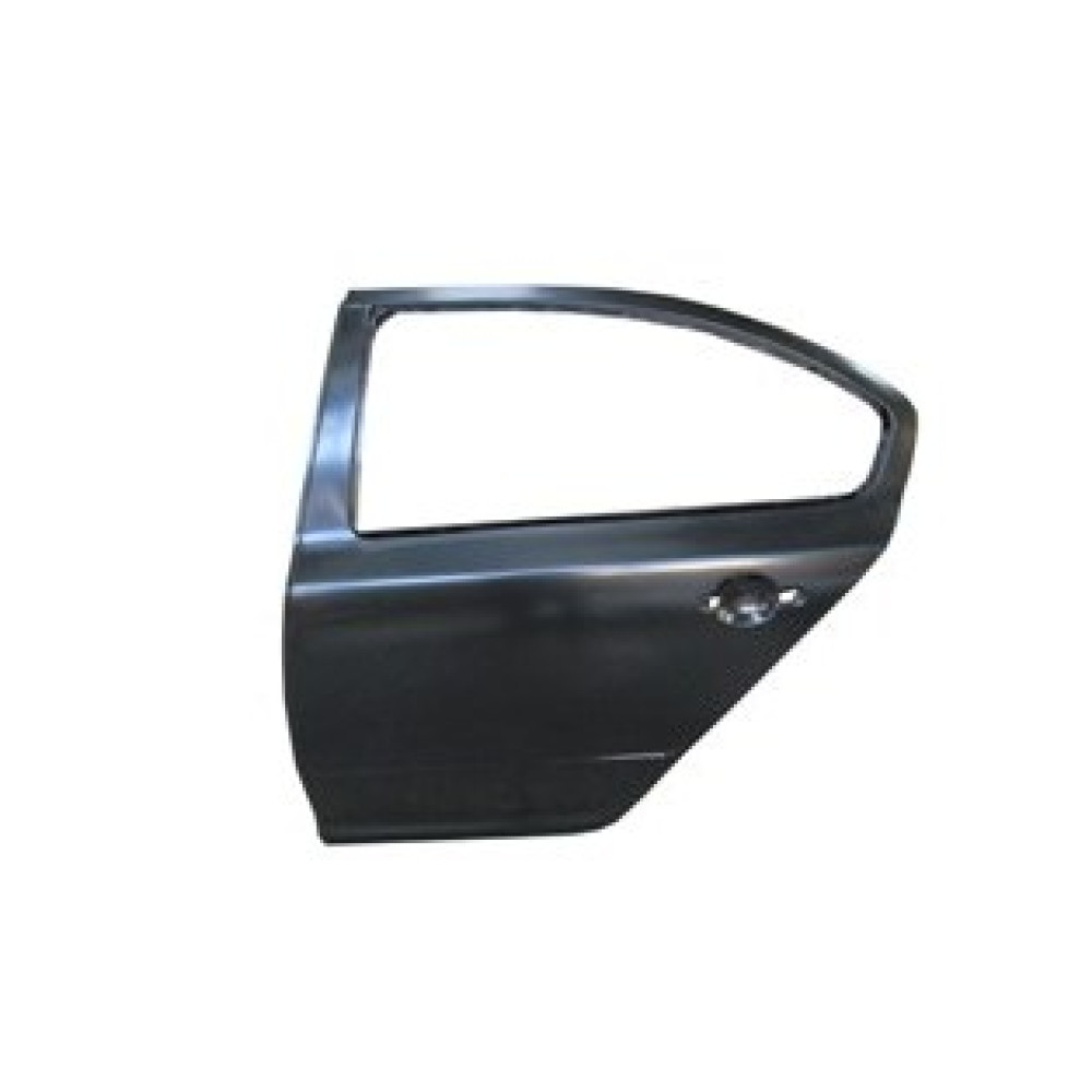 SKODA OCTAVIA- 05/09; ARKA KAPI KOMPLE SOL SİYAH (İCELİ/ÇEKOMASTİKLİ) (TW) 1387-2802