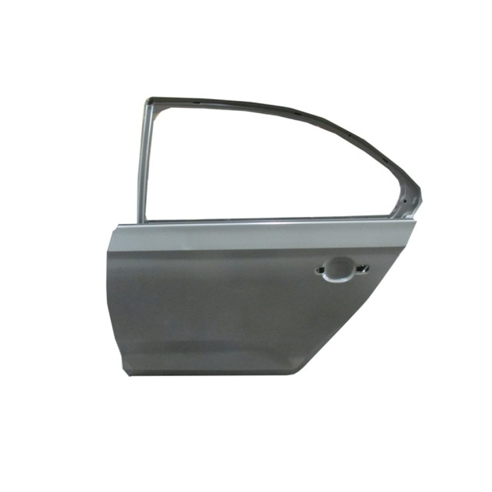 SKODA RAPID- 13/18; ARKA KAPI KOMPLE SOL GRİ BOYALI (İCELİ/ÇEKOMASTİKLİ) (SIMYI) 1390-2802