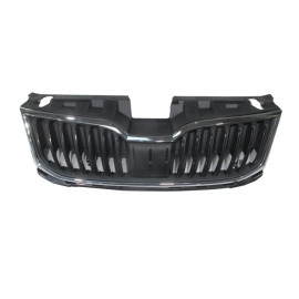 SKODA OCTAVIA- 17/19; ÖN PANJUR SİYAH NİKELAJ ÇITALI (ÜST KORUMA PLASTİĞİ İLE BİRLİKTE)(TW-Y) 1397-2340