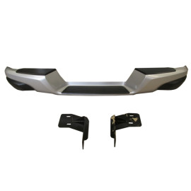 FIAT FULLBACK- 16/19; ARKA TAMPON GRİ/SİYAH (ORİJİNAL RENK)(BAĞLANTI BRAKETLİ)(FPI) 1807-2600