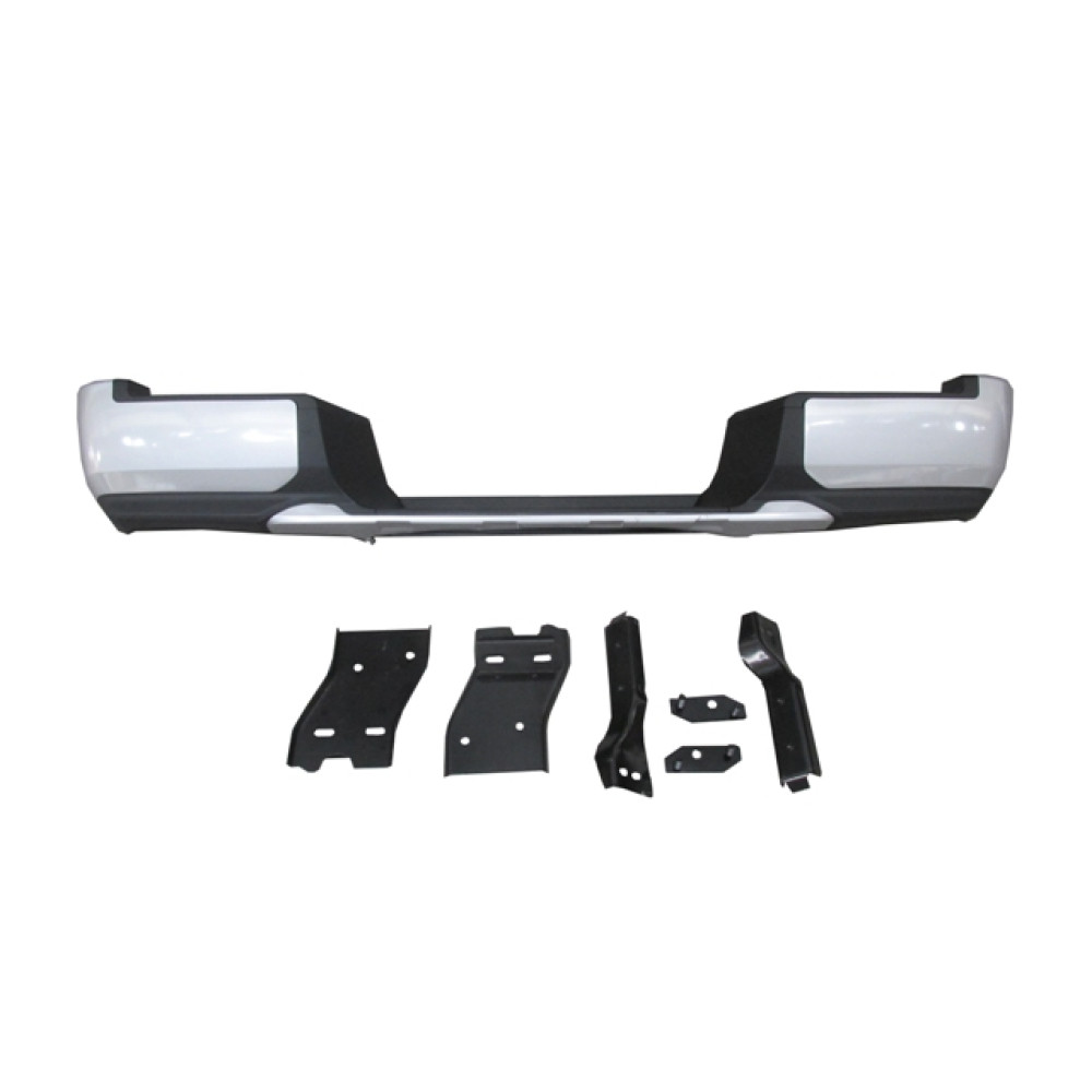 MITSUBISHI L200- PICK UP- 19/22; ARKA TAMPON GRİ/SİYAH (ORİJİNAL RENK)(BAĞLANTI BRAKETLİ) (TW) 142-2600