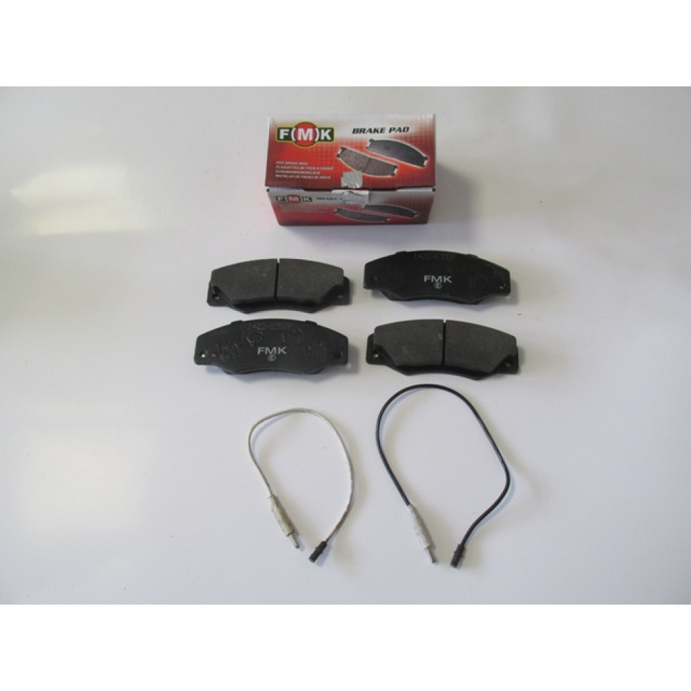 RENAULT R21- CONCORDE/MANAGER- 89/96; ÖN FREN BALATASI (2KABLOLU)(DİSK) (123X48,5X16)(FMK) 1422-6350F