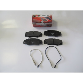 RENAULT R21- CONCORDE/MANAGER- 89/96; ÖN FREN BALATASI (2KABLOLU)(DİSK) (123X48,5X16)(FMK) 1422-6350F