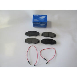 RENAULT R21- CONCORDE/MANAGER- 89/96; ÖN FREN BALATASI (2KABLOLU)(DİSK)(123X48,5X16)(BRAMAX) 1422-6350