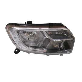 RENAULT SYMBOL- 17/21; FAR LAMBASI SAĞ MANUEL SİYAH LEDLİ (E MARKLI) 1434-1003