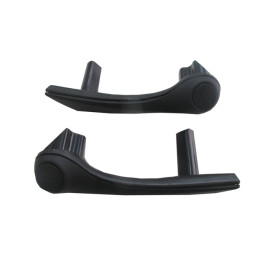 RENAULT MEGANE- 2- 03/09; ÖN KAPI KOL TUTAMAĞI SİYAH SAĞ/SOL (SET 2 PARÇA) 1444-3001