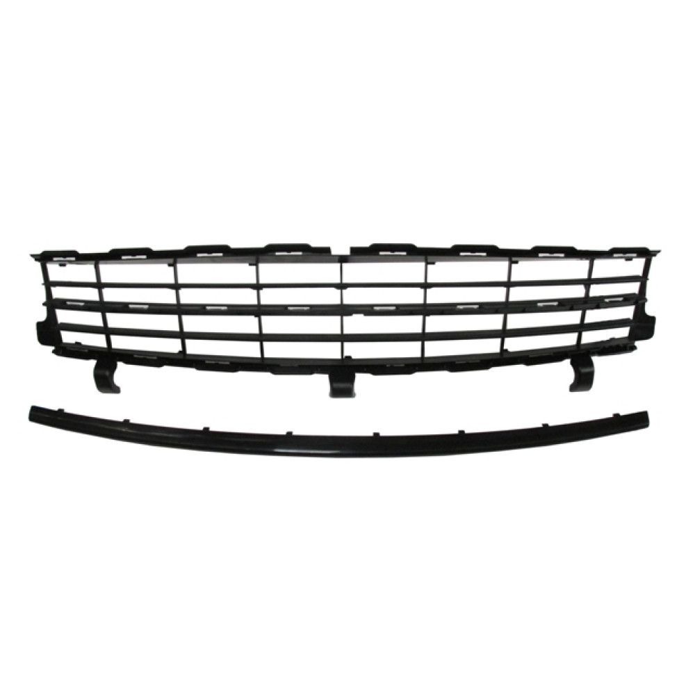 RENAULT SCENIC- 2- 07/09; ÖN TAMPON PANJURU ORTA SİYAH (DIŞ ÇITASI SİYAH) 2PARÇA (TW) 1445-2010