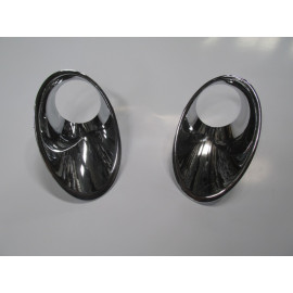 RENAULT MEGANE- 3- HB- 12/13; SİS LAMBA KAPAĞI ÇERÇEVE NİKELAJI SAĞ/SOL SET 2 PARÇA 1447-2060