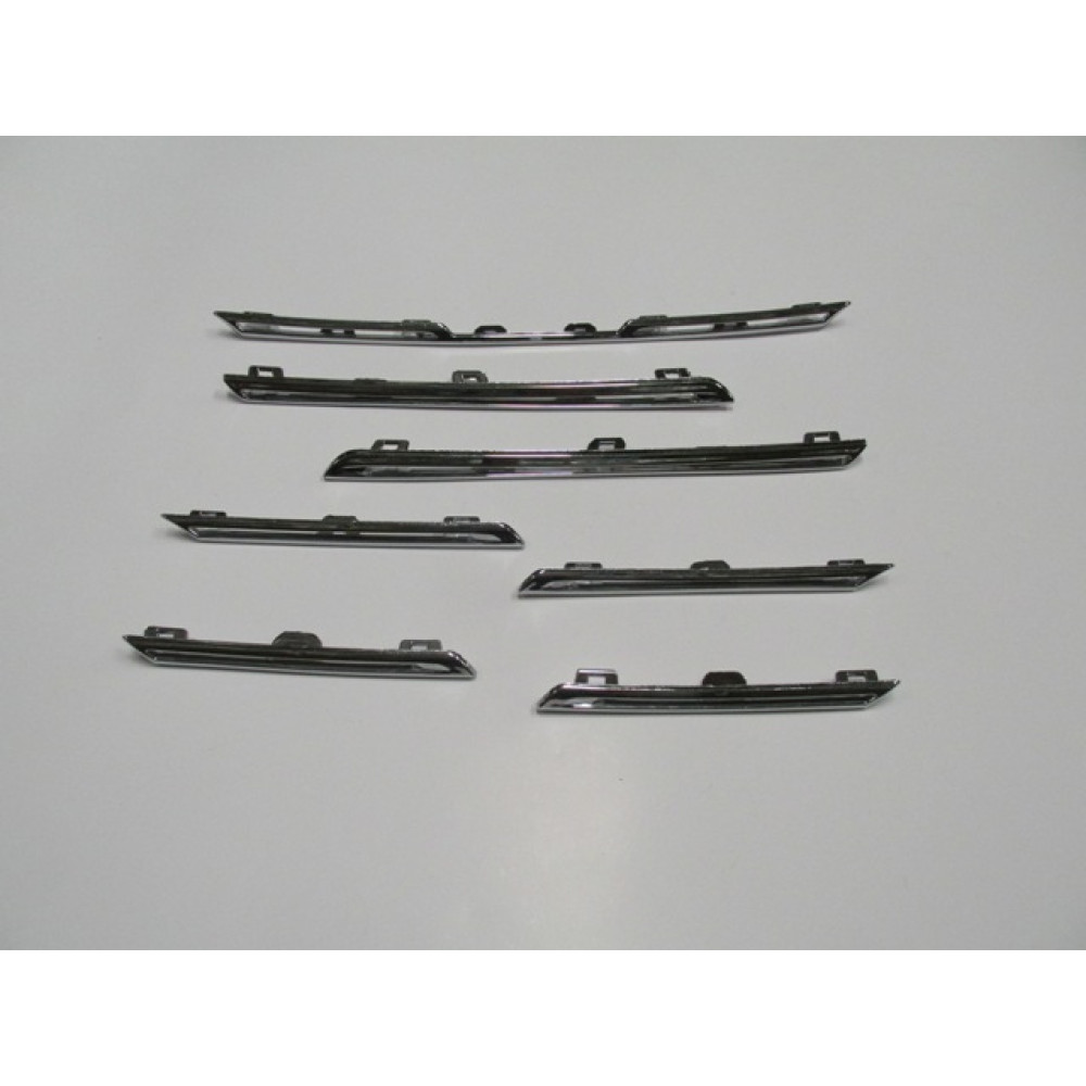 RENAULT MEGANE- 4- SD/HB- 16/20; ÖN PANJUR ÜST ÇITASI NİKELAJLI SET (7 PARÇA) 1449-2342