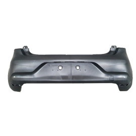 RENAULT CLIO- 5- HB- 20/23; ARKA TAMPON SİYAH (SENSÖR DELİKLİ/ÇEKİ DEMİRİ KAPAKLI) 1451-2601