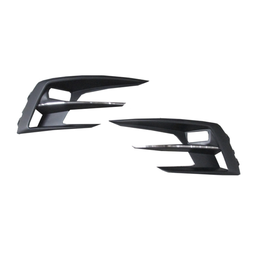 RENAULT MEGANE- 4- SD- 21/24; SİS LAMBA KAPAĞI SAĞ/SOL SET/SİS DELİKLİ/SİYAH/NİKELAJ ÇITALI (TYG) 1453-2060