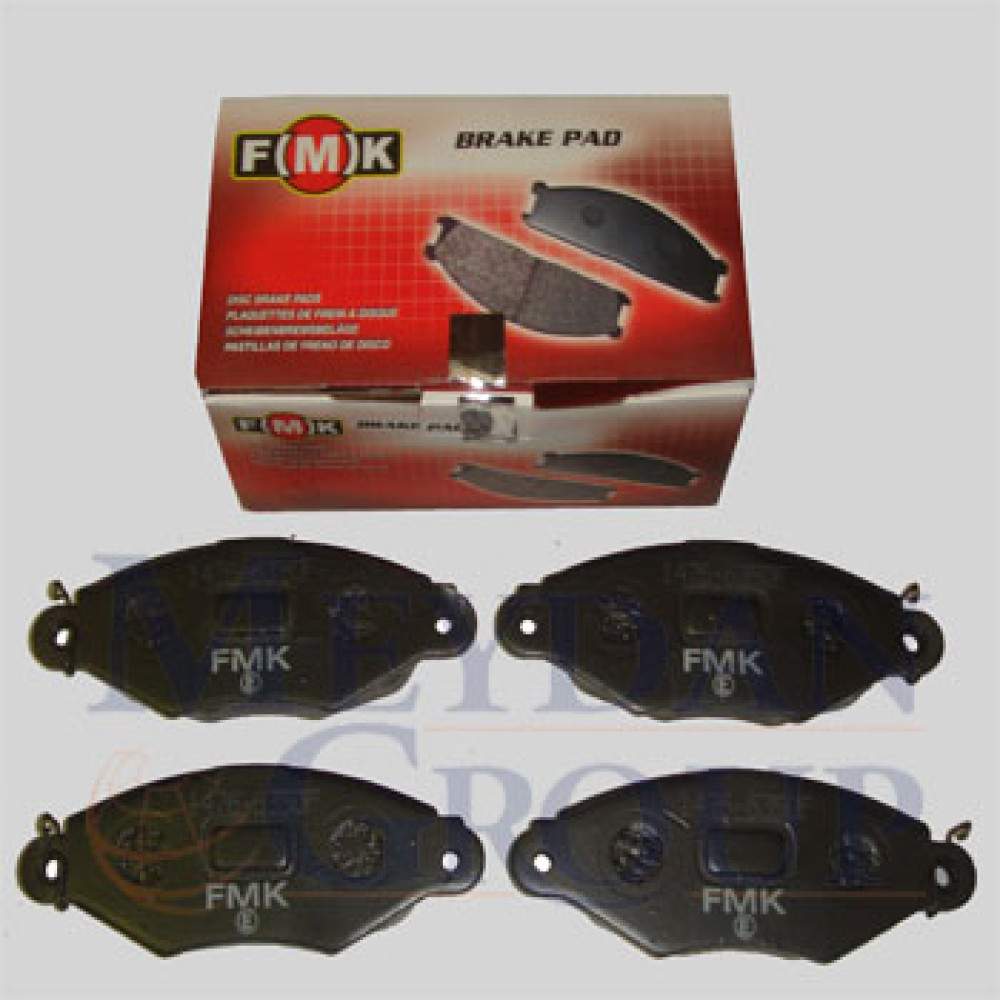 RENAULT KANGOO- 98/03; ÖN FREN BALATASI 1,2/1,4/1,5/1,9 (KABLOSUZ)(DİSK) (131X46,9X18)(FMK) 1476-6350F