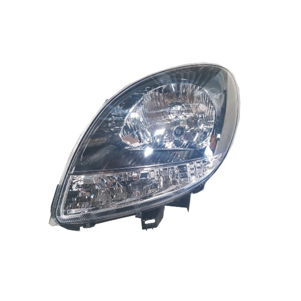 RENAULT KANGOO- 2- CLASSİC- 03/12; FAR LAMBASI SOL EL./MOTORSUZ SİYAH (BEYAZ SİNYALLİ)AYFAR(E MARKLI 1477-1006