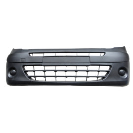 RENAULT KANGOO- 3- 08/13; ÖN TAMPON SİYAH (SİS DELİKSİZ KOMPLE BANTLI) (EUROBUMP) 1478-2000