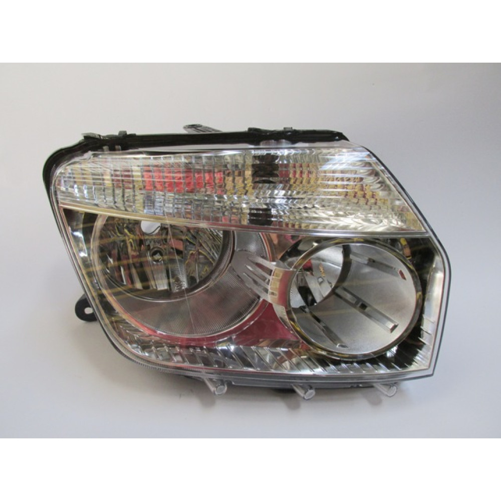 DACIA DUSTER- 10/13; FAR LAMBASI SAĞ MANUEL (İÇ AYNASI NİKELAJLI)(H1/H7) 5 FİŞLİ (AYFAR) (E MARKLI) 1504-1001