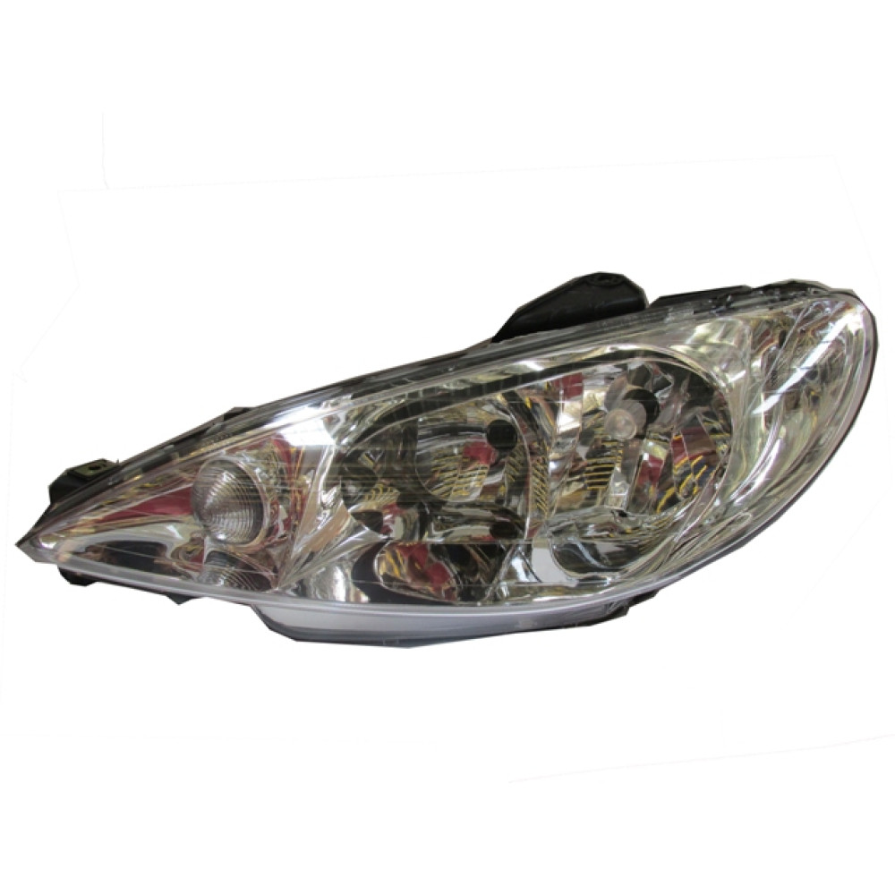 PEUGEOT 206- SD- 07/11; FAR LAMBASI SOL ELEKTRİKLİ/MOTORSUZ (ŞEFFAF CAMLI) H7/H7 (AYFAR) (E MARKLI) 1517-1004