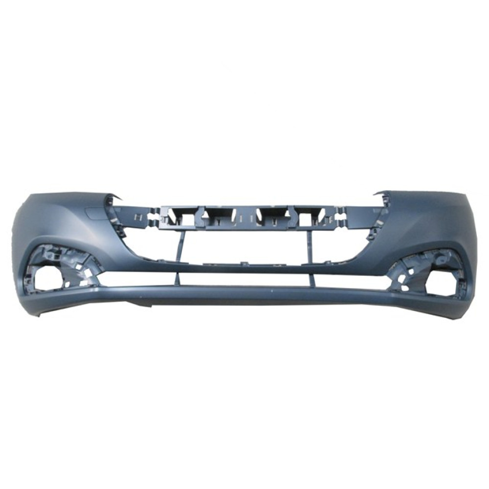 PEUGEOT 208- 16/20; ÖN TAMPON SİYAH SİS DELİKLİ/SENSÖR DELİKSİZ/ÇEKİ KAPAKLI (TW) 1522-2003