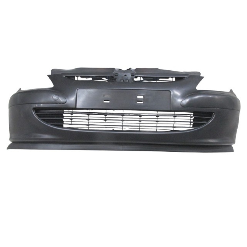 PEUGEOT 307- 01/05; ÖN TAMPON SİYAH/PANJURLU KOMPLE/ BANDLI/KARLIKLI/ÇEKİ KAPAKLI (TW) 1546-2001