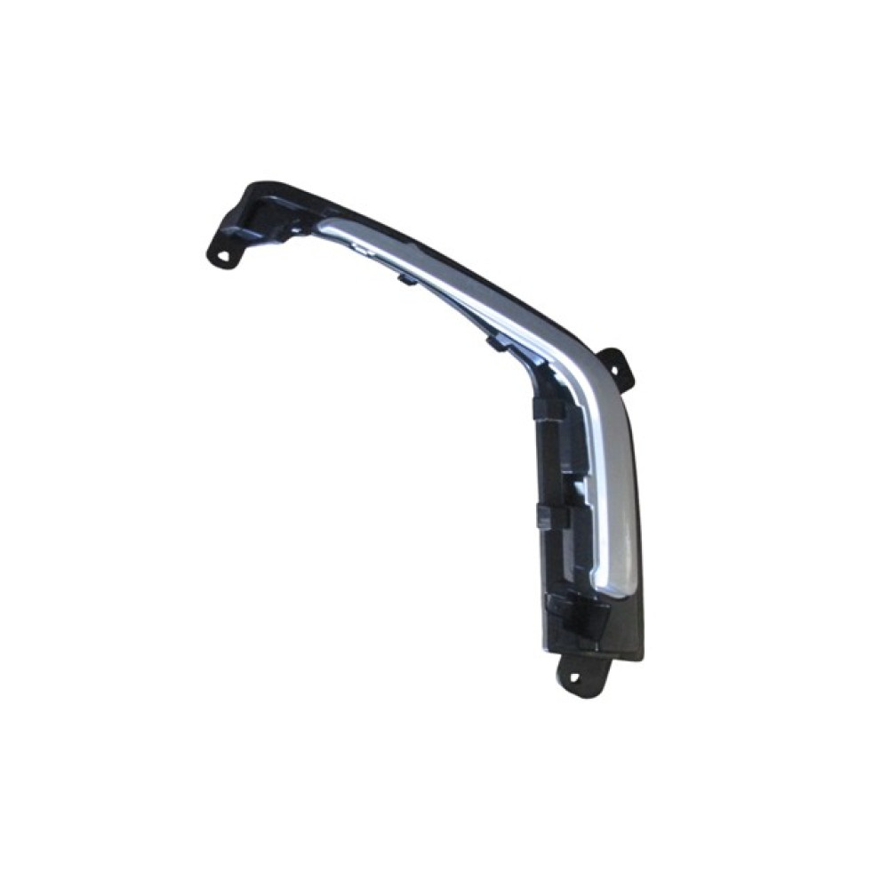 PEUGEOT 308- 11/13; SİS LAMBA ÇERÇEVESİ SAĞ SİYAH/ÇITASI GÜMÜŞ GRİ (LM) 1549-2063