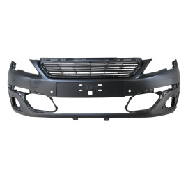PEUGEOT 308- 15/17; ÖN TAMPON SİYAH (ASTARLI ÜST PANJURLU SENSÖR DELİKLİ/FAR YIKAMASIZ(ACTIVE MODEL 1550-2000
