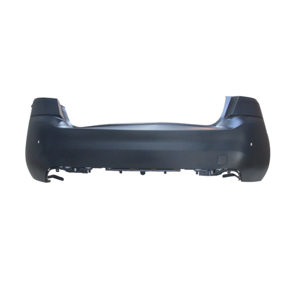 PEUGEOT 308- 14/17; ARKA TAMPON (ASTARLI SİYAH SENSÖR DELİKLİ/KARLIKSIZ (ALLURE/ACTIVE MODEL)PHIRA) 1550-2600