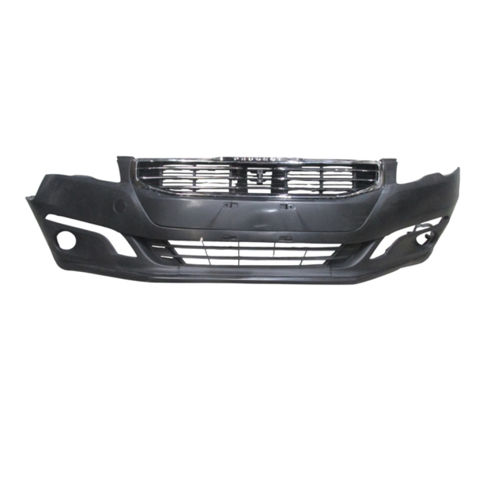 PEUGEOT 508- 14/17; ÖN TAMPON SİYAH PANJURLU KOMPLE/BRAKETLİ (TW) 1566-2001
