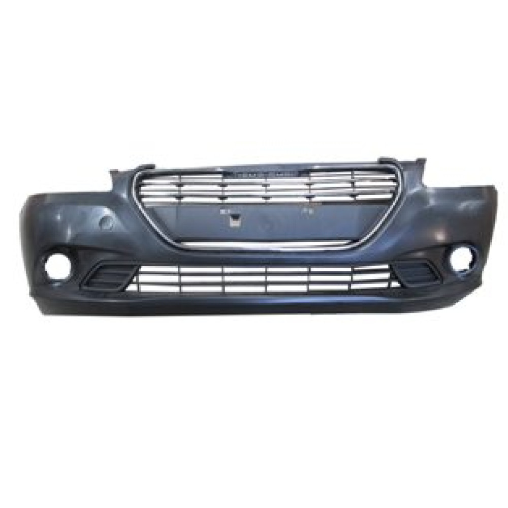 PEUGEOT 301- 13/16; ÖN TAMPON SİYAH (PANJURLU/SİS BRAKETLİ/NİKELAJ ÇITALI/ÇEKİ KAPAKLI)(TW) 1567-2001