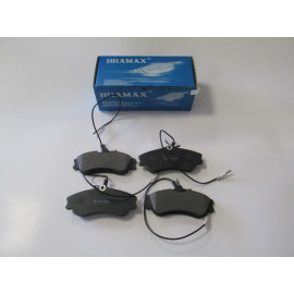 PEUGEOT PARTNER- 03/09; ÖN FREN BALATASI (4 KABLOLU)(DİSK) (129,7X56X18,5) (BRAMAX) 1578-6350