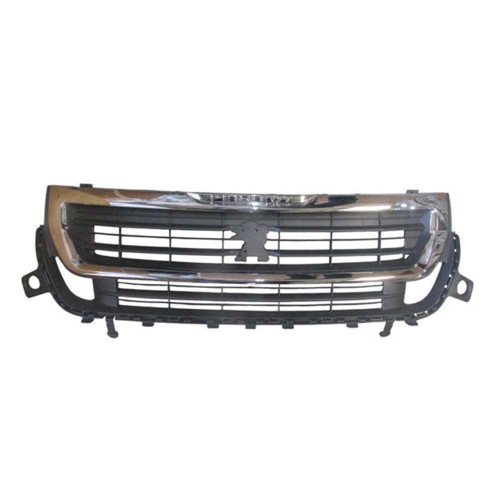 PEUGEOT PARTNER- TEPEE- 15/18; ÖN PANJUR SİYAH/NİKELAJ ÇERÇEVELİ KOMPLE (ÖN TAMPON ÜST)(TW) 1579-2343