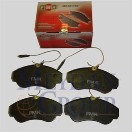 PEUGEOT BOXER- 90/94; ÖN FREN BALATASI 2,0/2,5/2,8 (2 KABLOLU) (DİSK) (160X64,7X19) (FMK) 1590-6350F